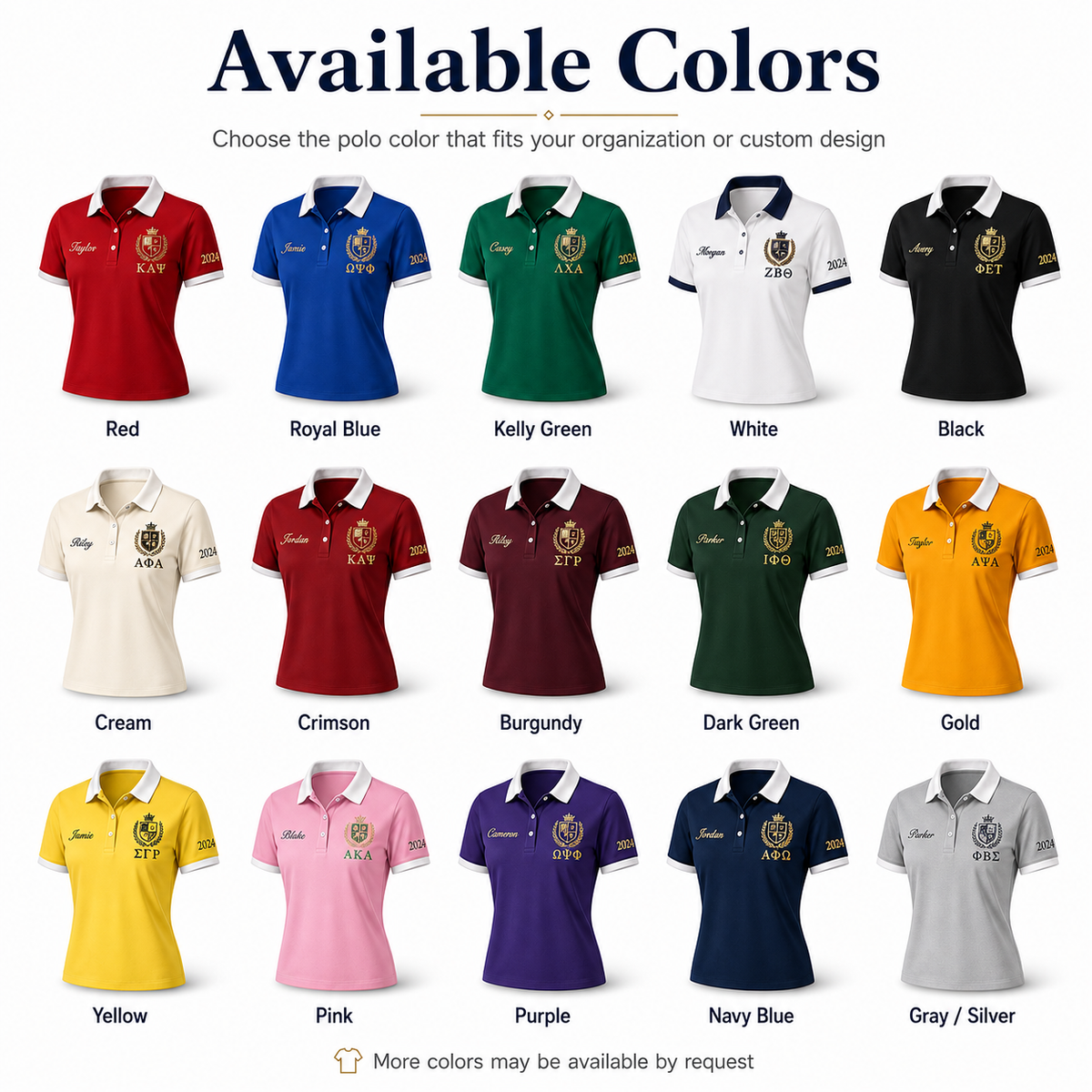 Custom Embroidered Polo Shirt – Design Your Own Personalized Polo - product image 3