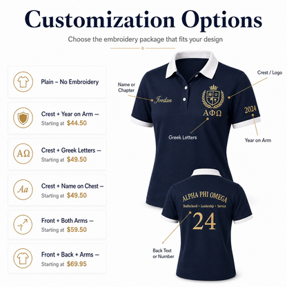 Custom Embroidered Polo Shirt – Design Your Own Personalized Polo - product image 4