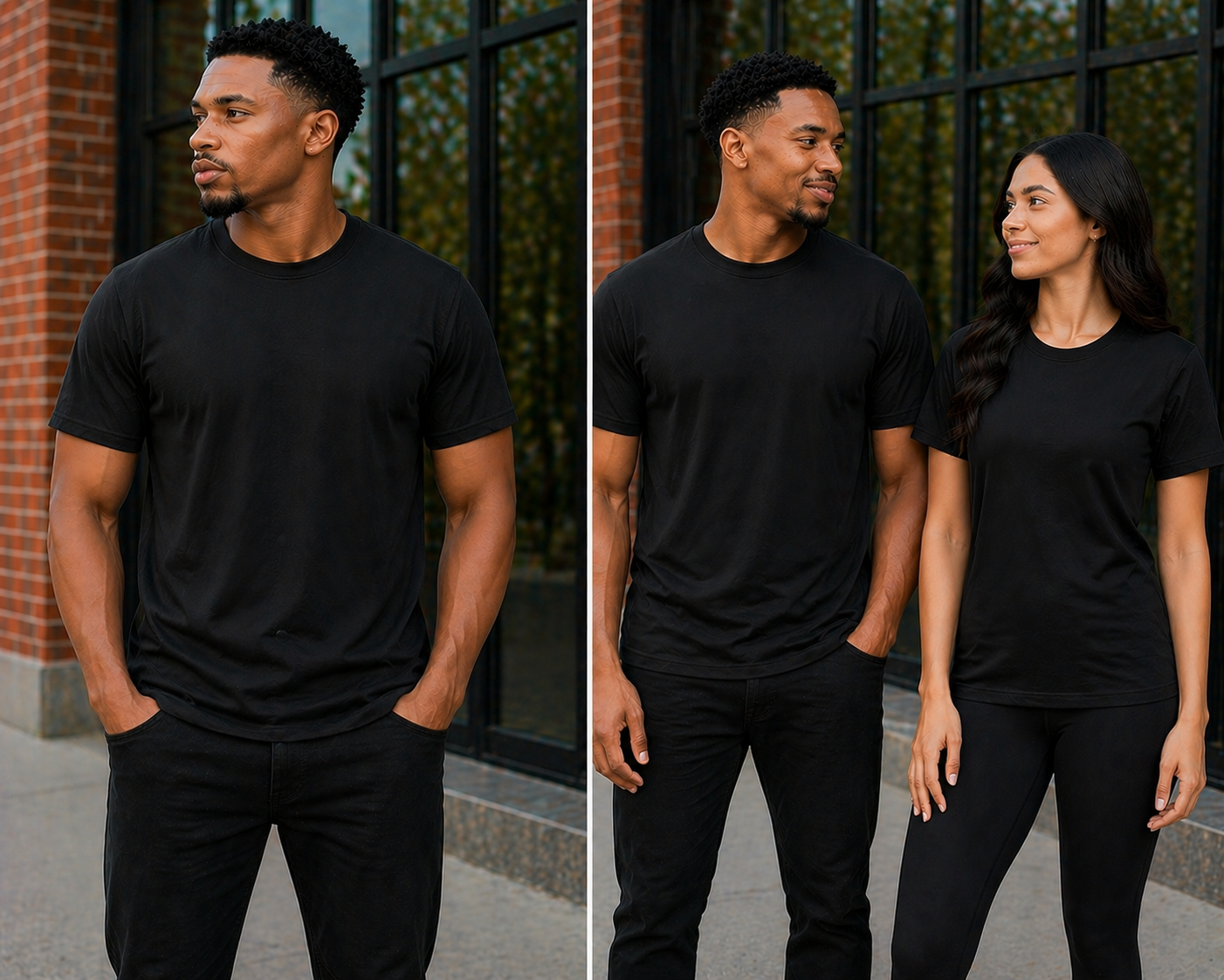 Black Premium Custom T-Shirt – Made to Order Unisex Tee for Groups & Organizations (Copy)