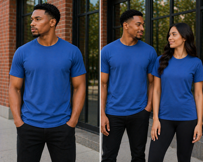 Royal Blue Premium Custom T-Shirt – Made to Order Unisex Tee for Groups & Organizations