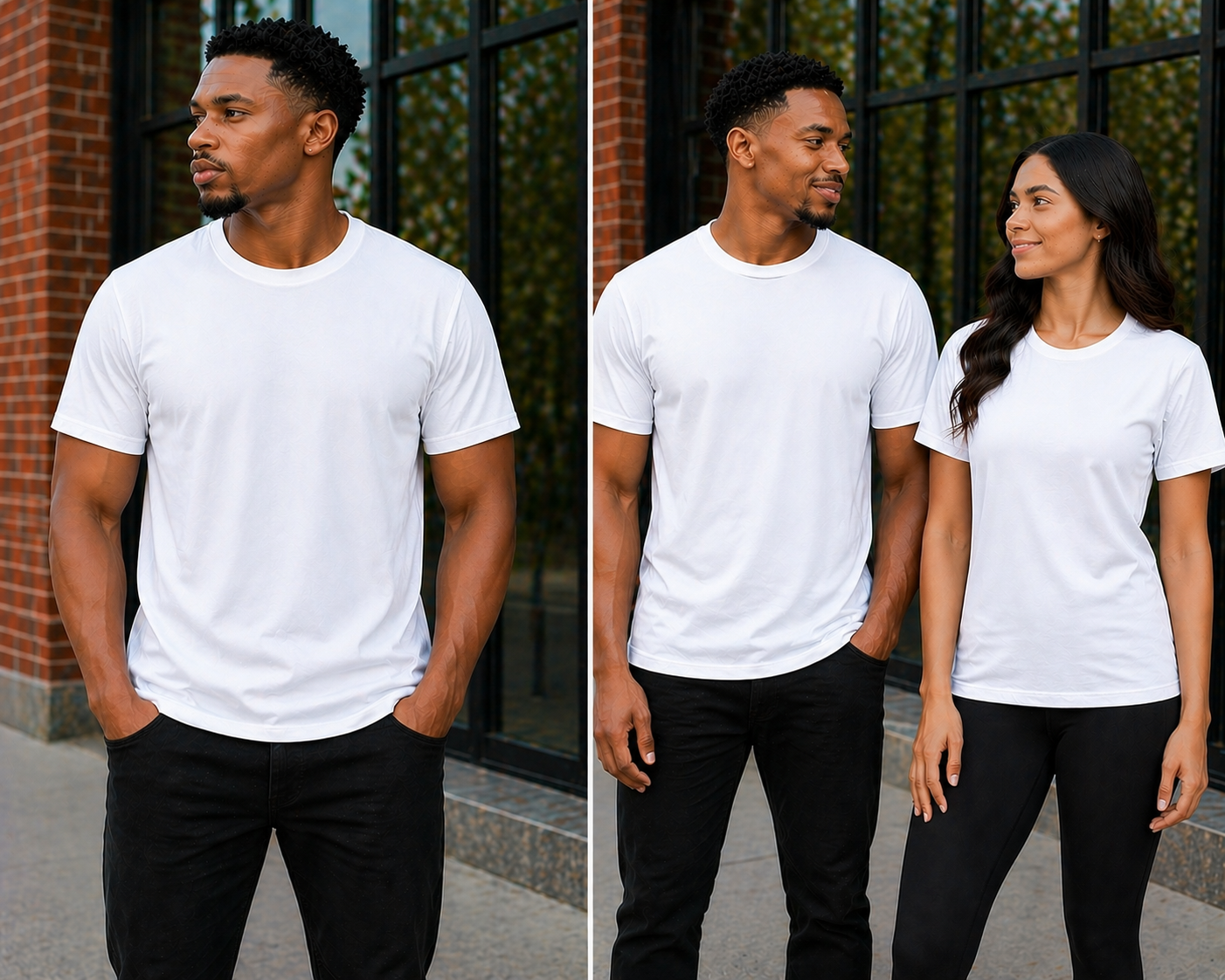 White Premium Custom T-Shirt – Made to Order Unisex Tee for Groups & Organizations (Copy) (Copy)