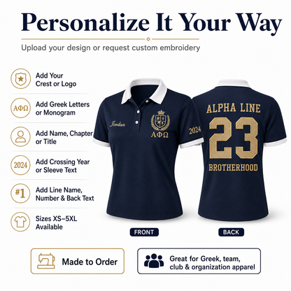 Custom Embroidered Polo Shirt – Design Your Own Personalized Polo - product image 2