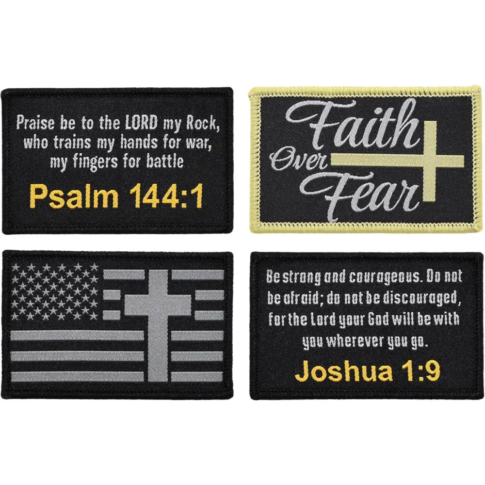 Christian Morale Patch Set complete decorative patch set