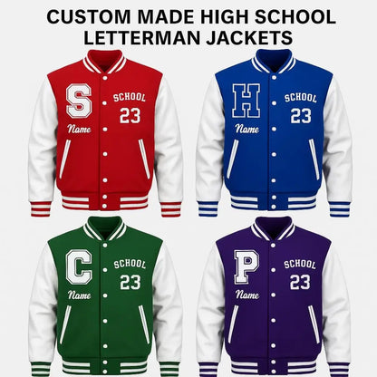 Custom Personalized Youth Letterman Jacket product image 8