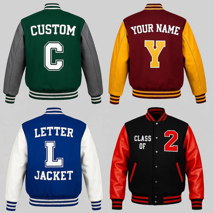 Custom Personalized Youth Letterman Jacket product image 10