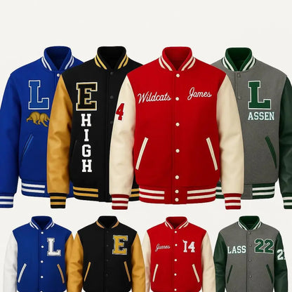 Custom Personalized Youth Letterman Jacket product image 9