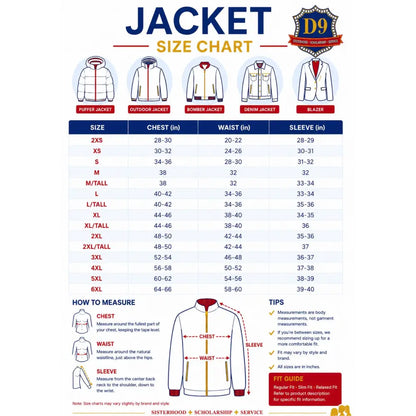 Red custom embroidered Coach Line Jacket with personalized front, back, and sleeve embroidery