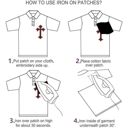 Embroidered Cross Patch Set product image 6