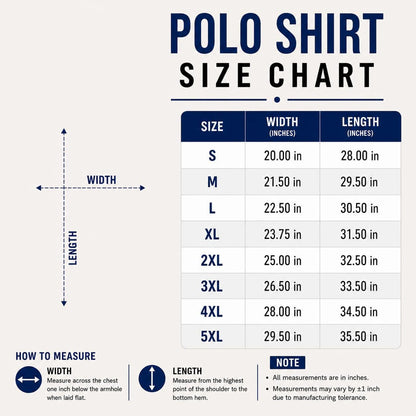 White Red custom embroidered Zeta Phi Beta polo shirt with personalized name, chapter, and line details