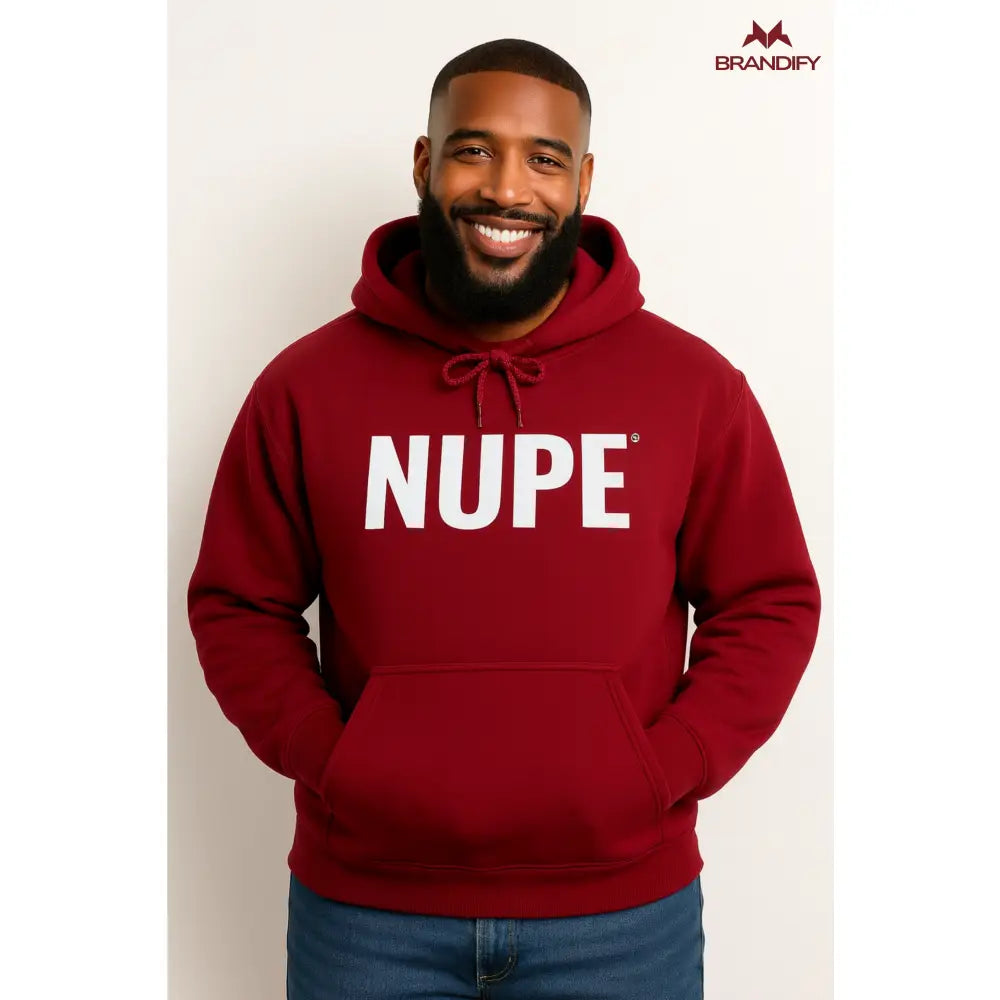 Custom Kappa Alpha Psi Printed Hoodie Style 2 front view with organization colors and custom design