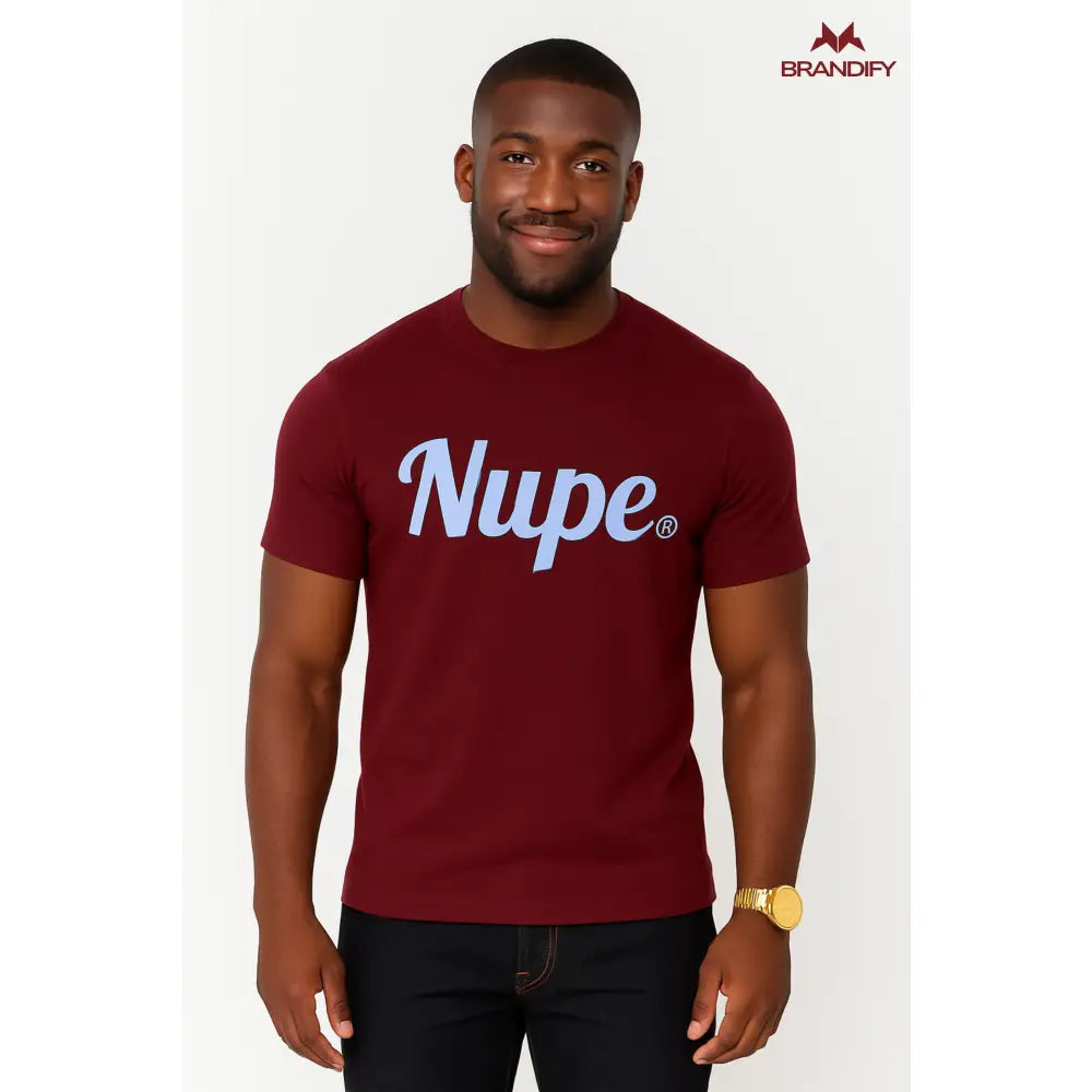 Custom Kappa Alpha Psi Printed T-Shirt front view with organization colors and custom design