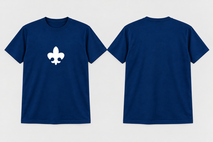 Approved Kappa Kappa Gamma Kappa Blue Fleur-de-Lis T-shirt