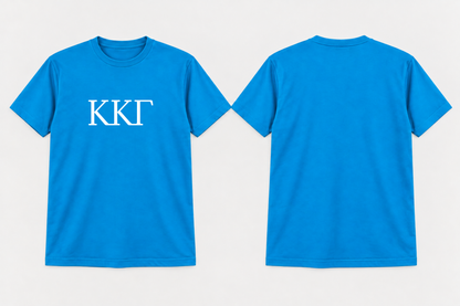 Approved Kappa Kappa Gamma Gamma Blue Greek Letters T-shirt