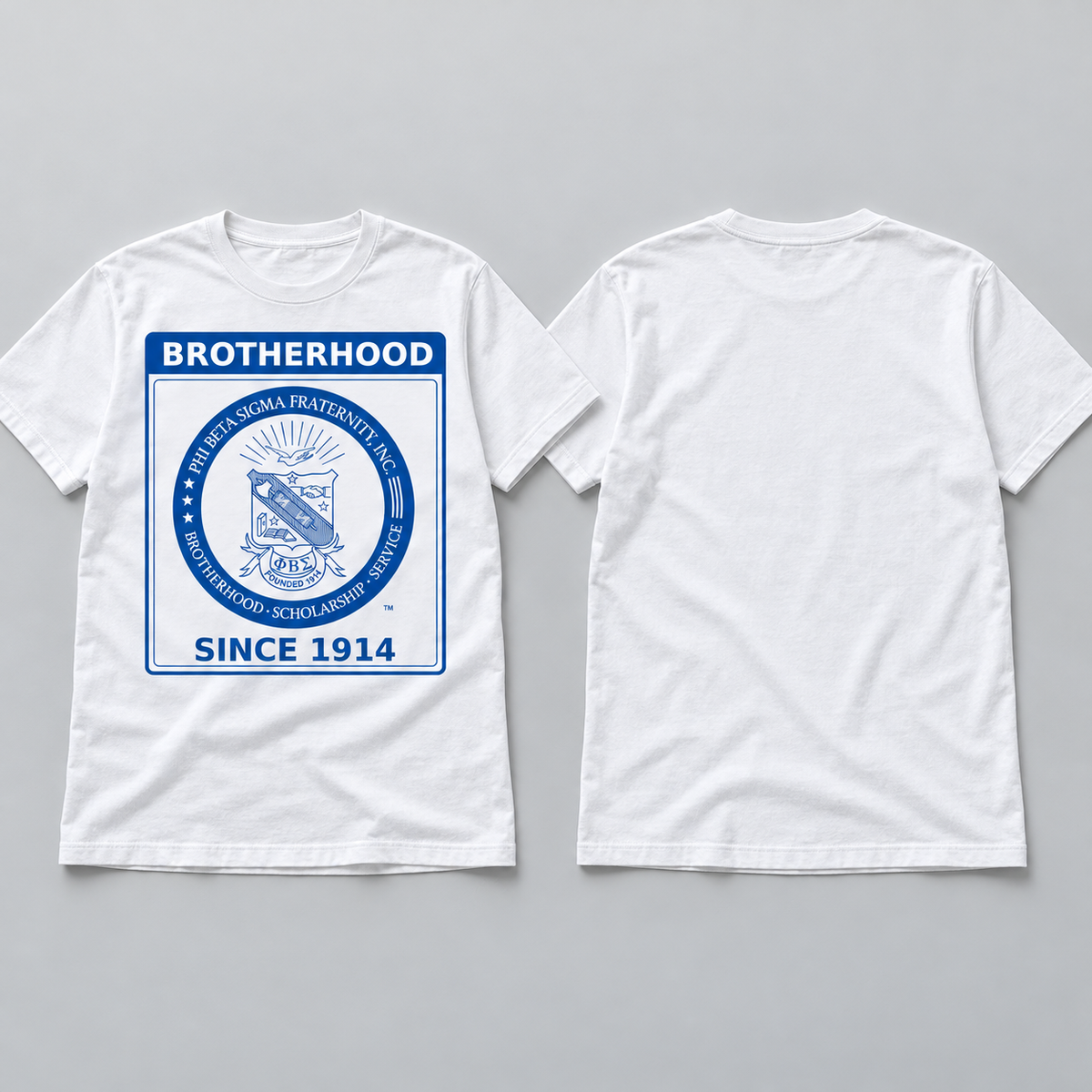 Approved Phi Beta Sigma white Brotherhood 1914 T-shirt