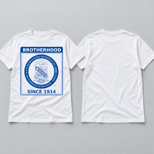 Approved Phi Beta Sigma white Brotherhood 1914 T-shirt