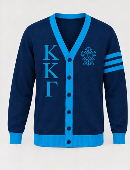 Approved Kappa Blue cardigan design