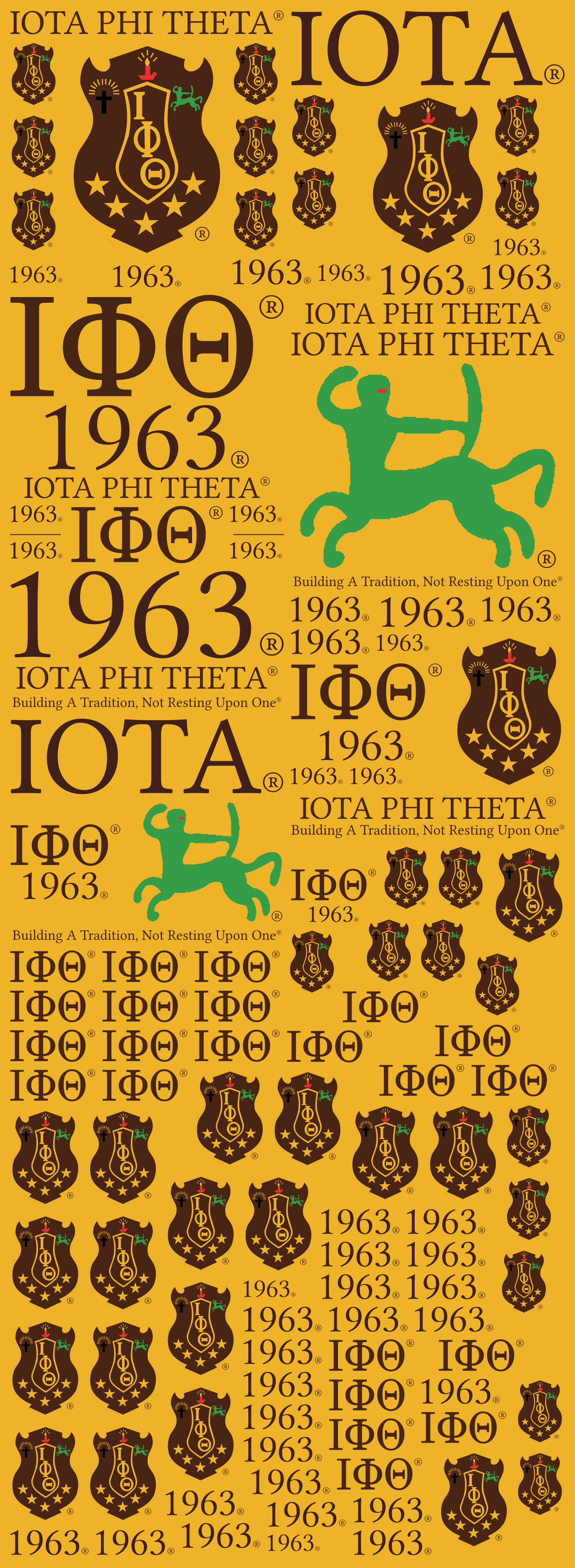Iota Phi Theta gold approved T-shirt collection preview