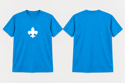 Approved Kappa Kappa Gamma Gamma Blue Fleur-de-Lis T-shirt