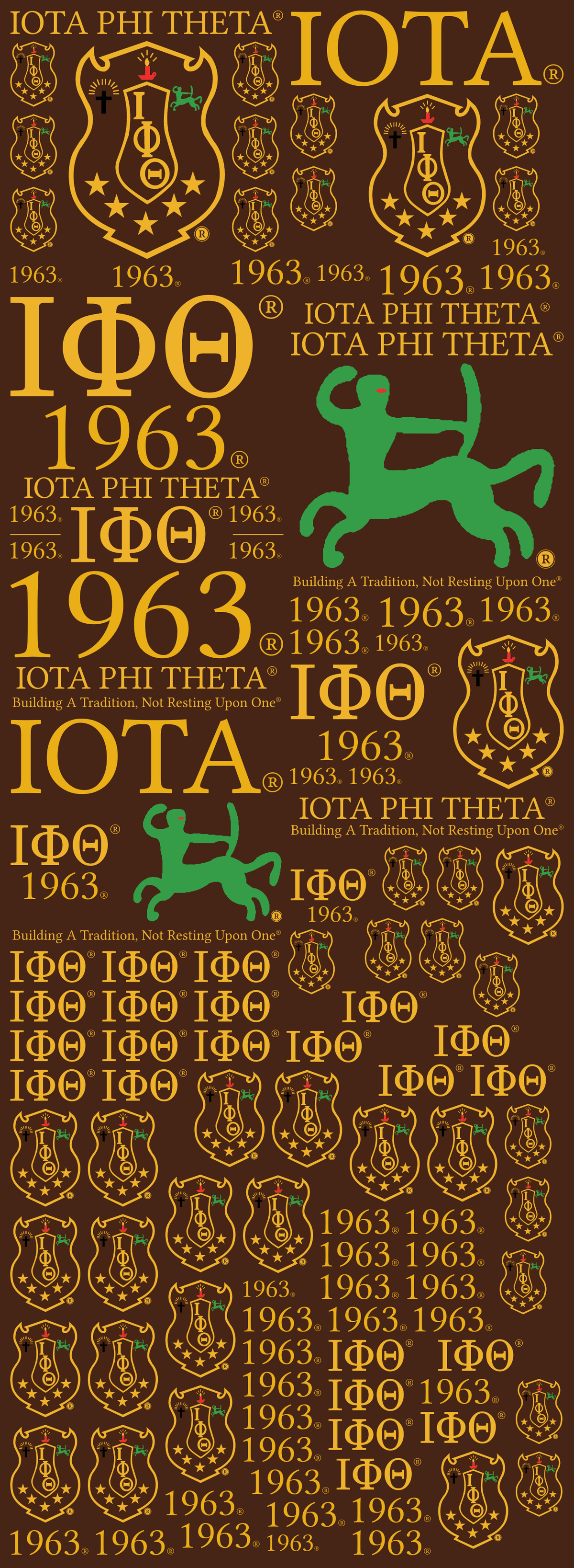 Iota Phi Theta brown approved T-shirt collection preview