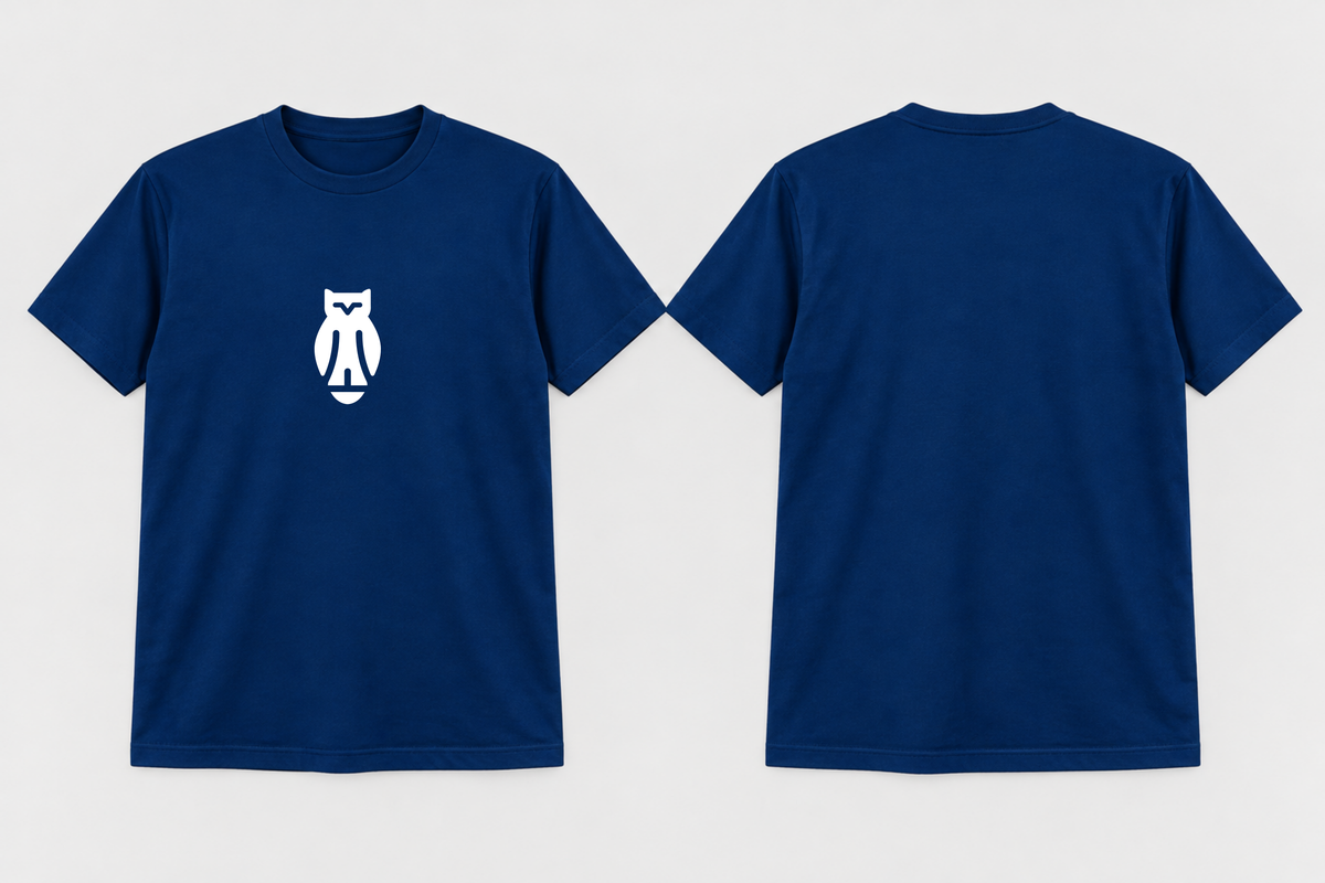 Approved Kappa Kappa Gamma Kappa Blue Traditional Owl T-shirt