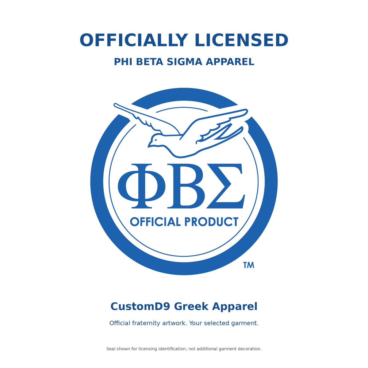 Officially Licensed Phi Beta Sigma White & Royal Blue Line Jacket – Custom Embroidery additional image 4