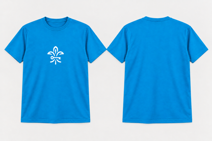 Approved Kappa Kappa Gamma Gamma Blue Fleur-de-Key T-shirt