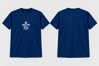 Approved Kappa Kappa Gamma Kappa Blue Fleur-de-Key T-shirt