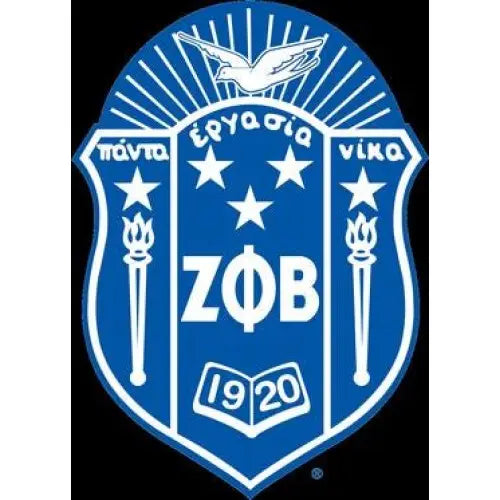 White / Red Zeta Phi Beta Cropped Line Jacket with personalized front, back, and sleeve embroidery